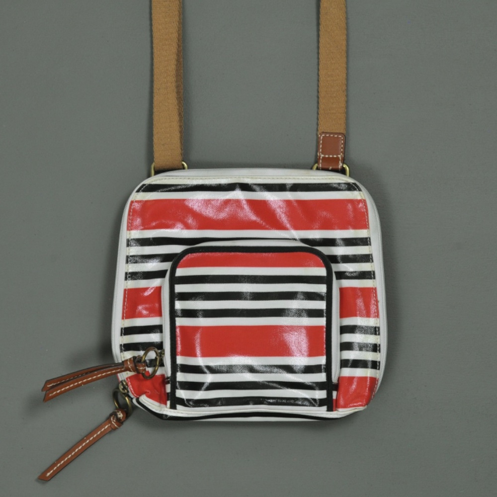 FOSSIL, STRIPED PVC CROSSBODY BAG - Picture 2 of 9